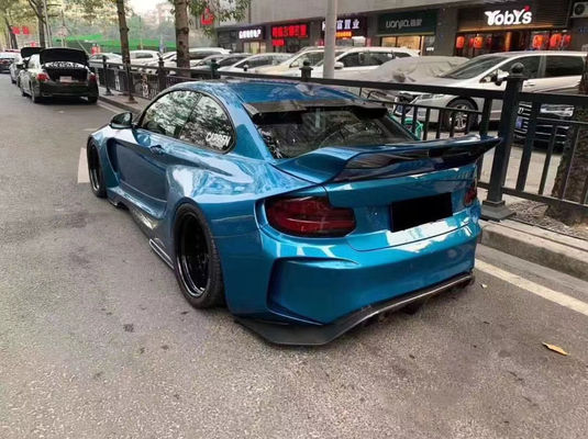 For BMW F22 F87 2 Series M2 Body Kit M2 M235 Upgrade IMP Style Front and Rear Bumper Spoiler Wide Bodyki