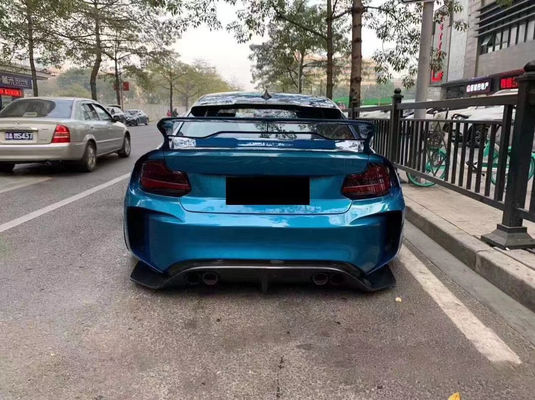 For BMW F22 F87 2 Series M2 Body Kit M2 M235 Upgrade IMP Style Front and Rear Bumper Spoiler Wide Bodyki