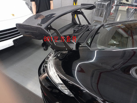 New Product for Porsche 911 997.1 997.2 Spoiler 911 997.1 997.2 Carbon Fiber Spoiler Tail Fins GT3RS Style Spoiler