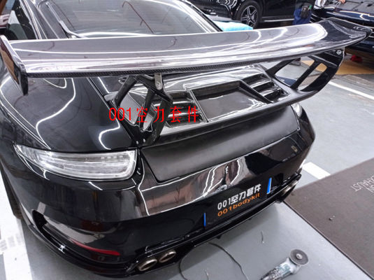 New Product for Porsche 911 997.1 997.2 Spoiler 911 997.1 997.2 Carbon Fiber Spoiler Tail Fins GT3RS Style Spoiler