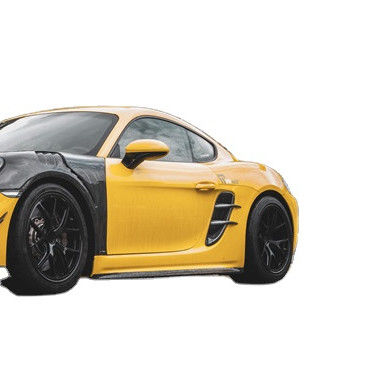 New Product for Porsche Cayman Carbon Fiber Tuyere  718 Boxster Carbon Fiber Side air Inlet