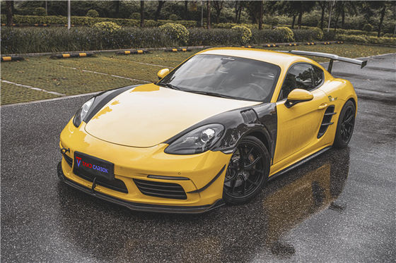 New Product for Porsche Cayman Carbon Fiber Tuyere  718 Boxster Carbon Fiber Side air Inlet