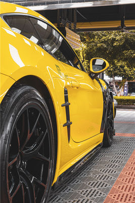 New Product for Porsche Cayman Carbon Fiber Tuyere  718 Boxster Carbon Fiber Side air Inlet