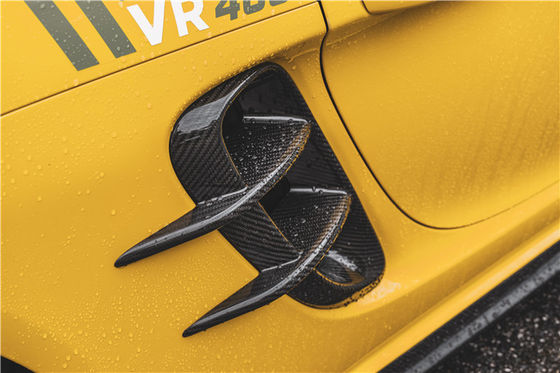 New Product for Porsche Cayman Carbon Fiber Tuyere  718 Boxster Carbon Fiber Side air Inlet