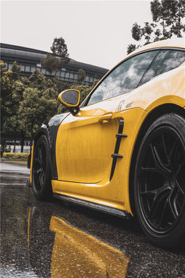 New Product for Porsche Cayman Carbon Fiber Tuyere  718 Boxster Carbon Fiber Side air Inlet