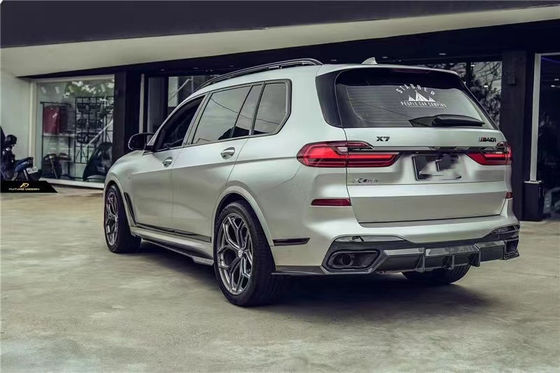 Auto Parts for BMW X7 Carbon Fibre Body Kit X7 Upgraded FD-style Carbon Fiber Front Shovel Diffuser Spoiler Top Wing Body Kit