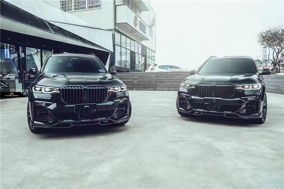 Auto Parts for BMW X7 Carbon Fibre Body Kit X7 Upgraded FD-style Carbon Fiber Front Shovel Diffuser Spoiler Top Wing Body Kit