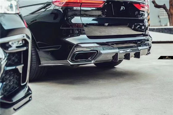 Auto Parts for BMW X7 Carbon Fibre Body Kit X7 Upgraded FD-style Carbon Fiber Front Shovel Diffuser Spoiler Top Wing Body Kit