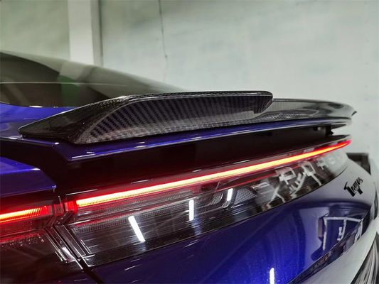 For Porsche Taycan Carbon Fiber Spoiler Taycan Carbon Fiber Wing Spoiler Body Kit