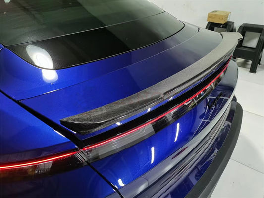For Porsche Taycan Carbon Fiber Spoiler Taycan Carbon Fiber Wing Spoiler Body Kit