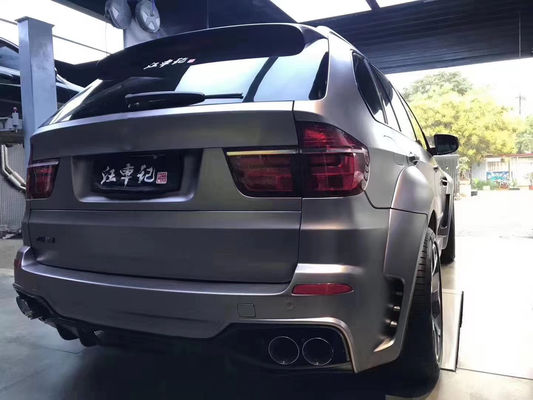 For BMW E70 E71 X5 Body Kit  FPR Material  X5 E70 E71 Upgrade PD Style Front and Rear Bumpers Wide Bodyki