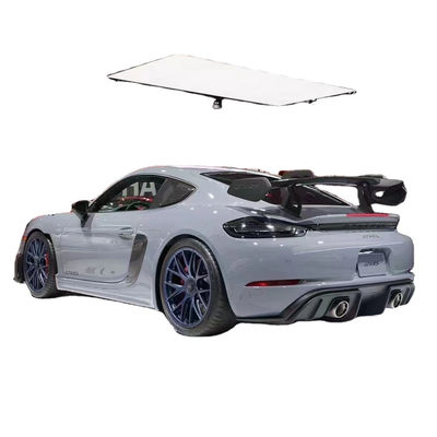Auto Parts for Porsche 718 981 987 Carbon Fiber Spoiler 718 981 987 Upgraded GT4RS Style Tail Spoiler