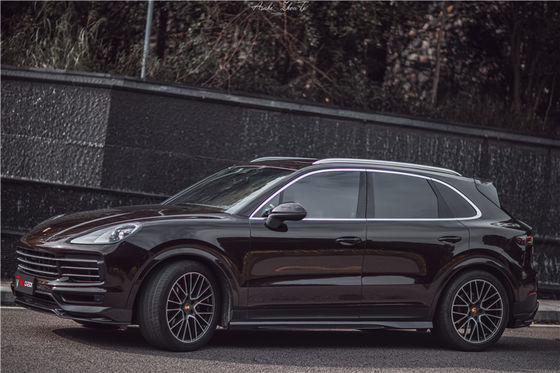Auto Parts  for Porsche Cayenne  Fiber Body Kit  Cayenne Carbon Fiber Front Spreader Spoiler