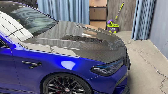 For BMW 5 Series G30 G38 F90 Carbon Fiber  Machine Cover G30 G38 F90 Dry Carbon Fiber Engine Hatch Cover