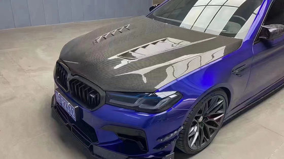 For BMW 5 Series G30 G38 F90 Carbon Fiber  Machine Cover G30 G38 F90 Dry Carbon Fiber Engine Hatch Cover