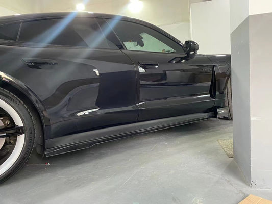 Auto Parts for Porsche Taycan Carbon Fiber Body Kit TAYCAN Upgrade REVOZPORT Style Front Shovel Diffuser Spoiler Body Kit