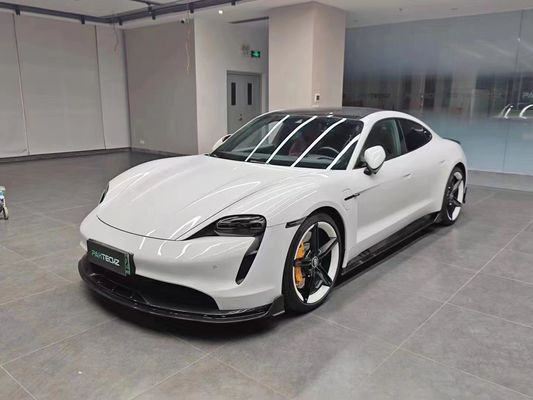 Dry Carbon Fiber Carbon Fibre Body Kit for Porsche Taycan Taycan Upgrade PAKTECHZ Style Front Shovel Diffuser Spoiler Body Kit