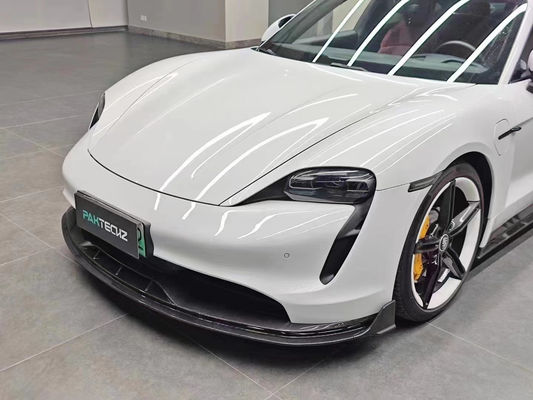 Dry Carbon Fiber Carbon Fibre Body Kit for Porsche Taycan Taycan Upgrade PAKTECHZ Style Front Shovel Diffuser Spoiler Body Kit