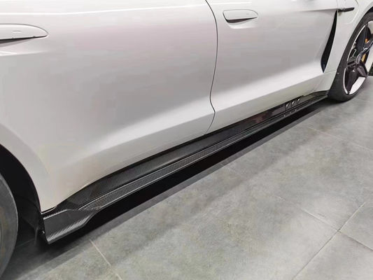 Dry Carbon Fiber Carbon Fibre Body Kit for Porsche Taycan Taycan Upgrade PAKTECHZ Style Front Shovel Diffuser Spoiler Body Kit