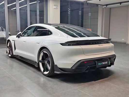 Dry Carbon Fiber Carbon Fibre Body Kit for Porsche Taycan Taycan Upgrade PAKTECHZ Style Front Shovel Diffuser Spoiler Body Kit