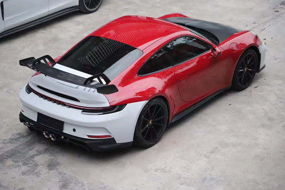 PP Plastic Material Body Kit for Porsche911  992 992 Upgraded GT3 Style Front and Rear Bumper Side Skirt Spoiler Hood Body Kit