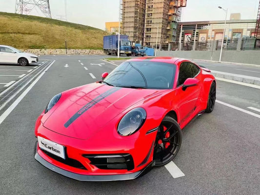 for Porsche 992 Carbon fiber Body Kit 992 Carbon fiber front lip diffuser side skirt spoiler hood fender