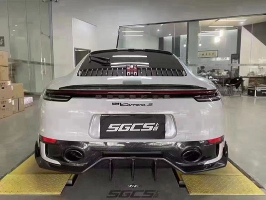 for Porsche 992 Carbon fiber Body Kit 992 Carbon fiber front lip diffuser side skirt spoiler hood fender