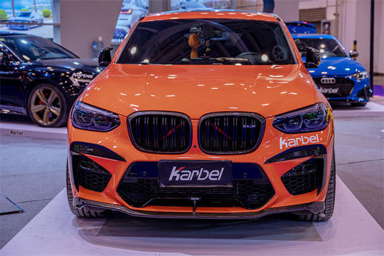 Auto Parts for BMW X4M Carbon Fibre Body Kit X4M Carbon Fiber Front Scoop Diffuser Spoiler Hood Body Kit