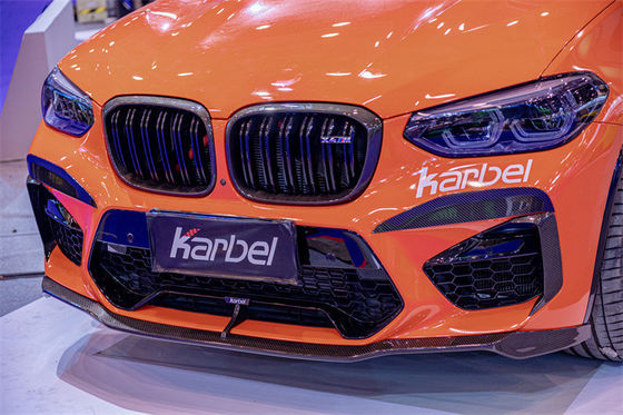 Auto Parts for BMW X4M Carbon Fibre Body Kit X4M Carbon Fiber Front Scoop Diffuser Spoiler Hood Body Kit