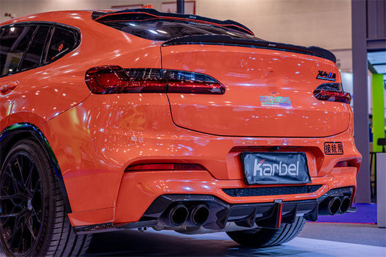 Auto Parts for BMW X4M Carbon Fibre Body Kit X4M Carbon Fiber Front Scoop Diffuser Spoiler Hood Body Kit