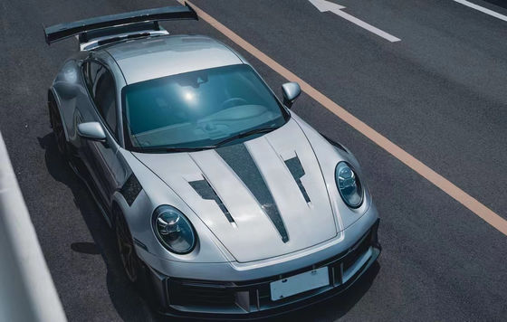 For Porsche 911 992 Carbon Fiber Body Kit  992 Upgraded MIW-style Front and Rear Bumper Spoiler Hood Wide-body Kit