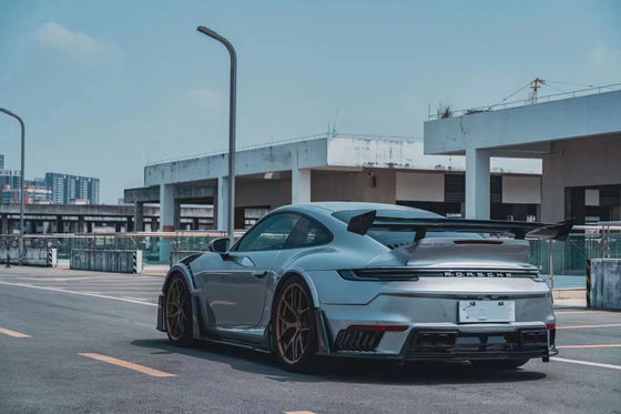 For Porsche 911 992 Carbon Fiber Body Kit  992 Upgraded MIW-style Front and Rear Bumper Spoiler Hood Wide-body Kit