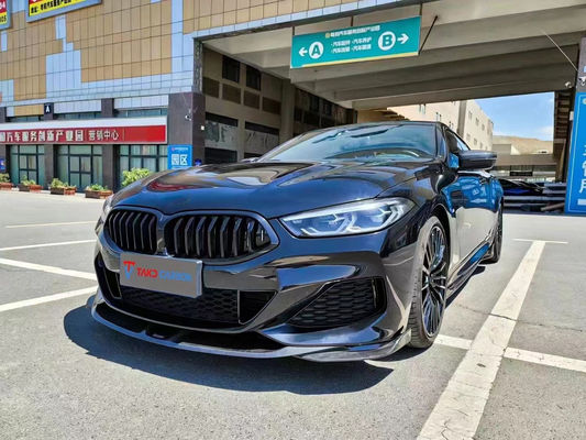Auto Parts for BMW 8 Series G14 G15 G16 840i Carbon Fiber Body Kit 840i  Carbon Fiber Front Scoop Diffused Spoiler Side Skirt