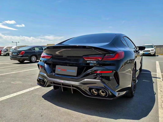 Auto Parts for BMW 8 Series G14 G15 G16 840i Carbon Fiber Body Kit 840i  Carbon Fiber Front Scoop Diffused Spoiler Side Skirt