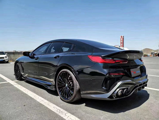 Auto Parts for BMW 8 Series G14 G15 G16 840i Carbon Fiber Body Kit 840i  Carbon Fiber Front Scoop Diffused Spoiler Side Skirt