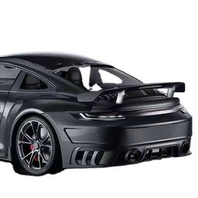 For Porsche 992 Turbo Carbon Fiber Spoiler 992 Turbo Upgrade Paktechz Style Carbon Fiber Tail Cover Spoiler