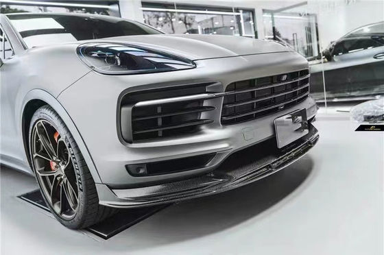 For Porsche Cayenne Coupe Carbon Fiber Body Kit  Cayenne Coupe Upgraded FD-style Carbon Fiber Front Lip Diffuser Body Kit