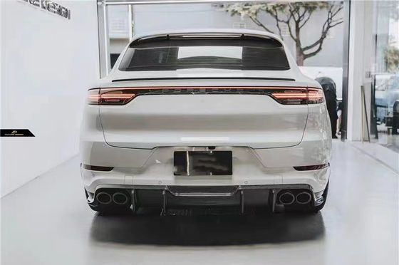 For Porsche Cayenne Coupe Carbon Fiber Body Kit  Cayenne Coupe Upgraded FD-style Carbon Fiber Front Lip Diffuser Body Kit