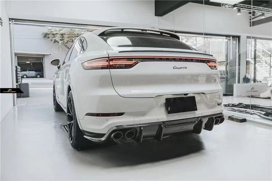 For Porsche Cayenne Coupe Carbon Fiber Body Kit  Cayenne Coupe Upgraded FD-style Carbon Fiber Front Lip Diffuser Body Kit
