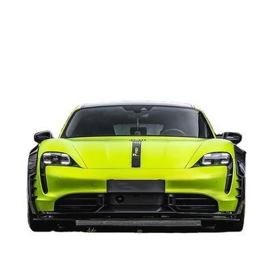 For Porsche Taycan Wide-body Kit Taycan Upgrades PD-style Carbon Fiber Front Lip Diffuser Spoiler Side Skirt Wheel Arch
