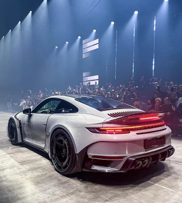 For Porsche 992 Carbon Fiber Spoiler 992 Upgraded BS Style Carbon Fiber Spoiler Tail Fins