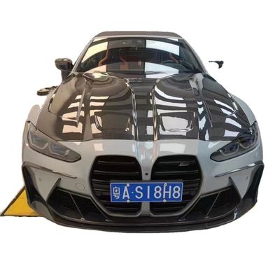 For BMW G80 G82M3 M4 Carbon Fiber Body Kit G80 G82M3 M4 Upgraded Paktechz Style Front Lip Diffuser Spoiler Hood