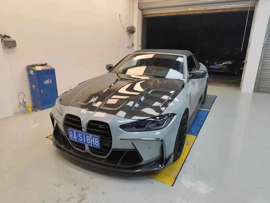 For BMW G80 G82M3 M4 Carbon Fiber Body Kit G80 G82M3 M4 Upgraded Paktechz Style Front Lip Diffuser Spoiler Hood