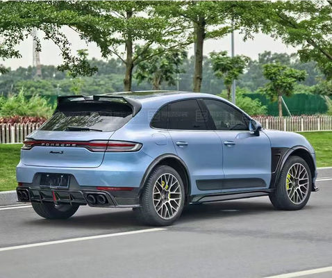 For Porsche Mancan Carbon Fiber Body Kit Mancan Upgrades the CMST-style Carbon Fiber Front Lip Diffuser Spoiler Widebody Kit