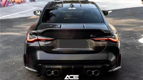 for BMW M3 M4 Carbon fiber rear cover M3 M4 CSL style dry carbon fiber trunk cover rear rear cover hood