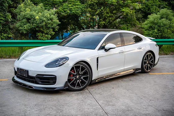For Porsche Panamera Carbon Fiber Body Kit Panamera Carbon Fiber Front Lip Diffuser Spoiler Side Skirt
