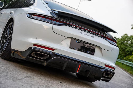 For Porsche Panamera Carbon Fiber Body Kit Panamera Carbon Fiber Front Lip Diffuser Spoiler Side Skirt