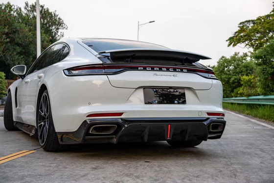 For Porsche Panamera Carbon Fiber Body Kit Panamera Carbon Fiber Front Lip Diffuser Spoiler Side Skirt