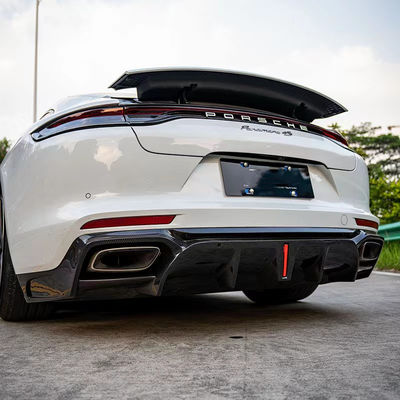 For Porsche Panamera Carbon Fiber Body Kit Panamera Carbon Fiber Front Lip Diffuser Spoiler Side Skirt