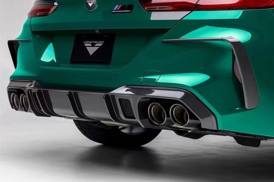 For BMW M8 Carbon Fiber Body Kit M8 Upgraded Vors Style Carbon Fiber Front Lip Diffuser Spoiler Side Skirt Body Kit